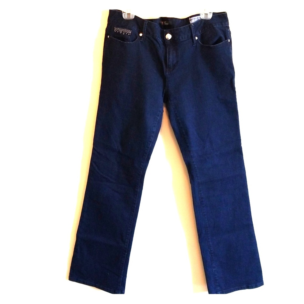 Dark blue jeans